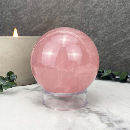 Rose Quartz Crystal Sphere