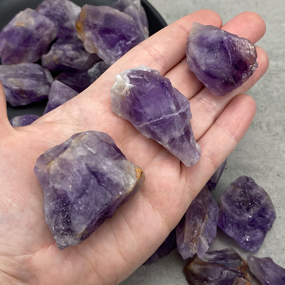 Natural Rough Amethyst Stones