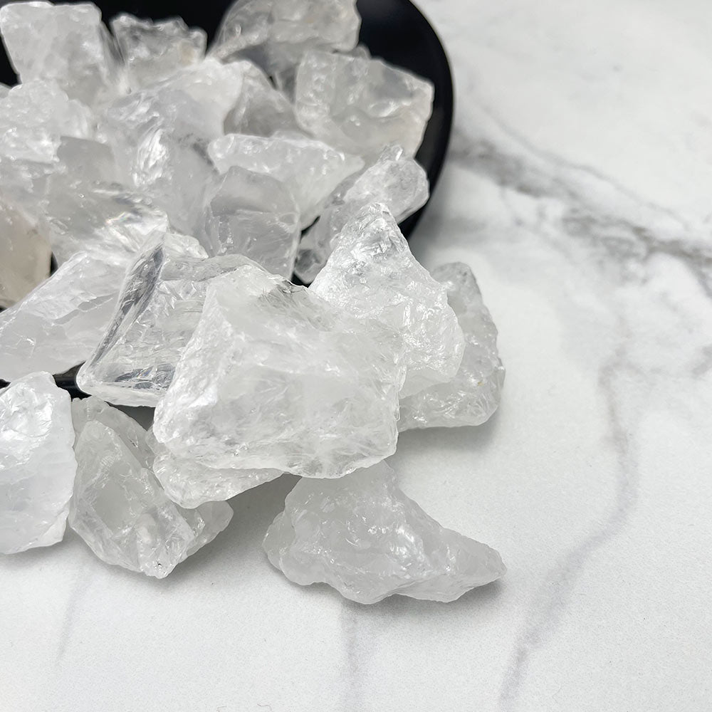 Natural Medium Sized Clear Quartz Rough Stones