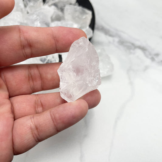 Natural Medium Sized Clear Quartz Rough Stones