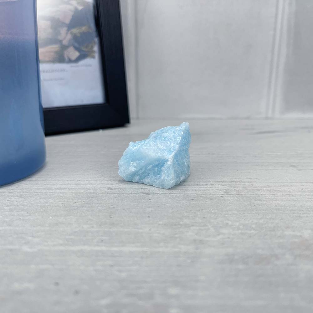 Small and Medium Natural Rough Blue Aragonite Stones