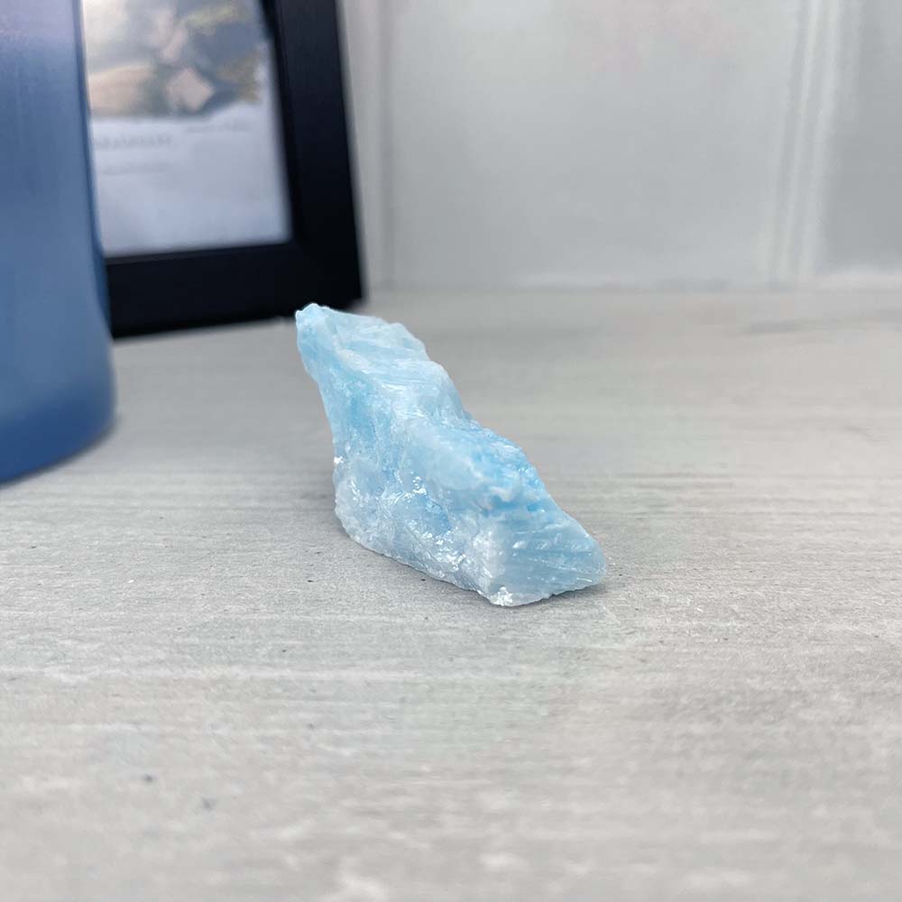 Small and Medium Natural Rough Blue Aragonite Stones