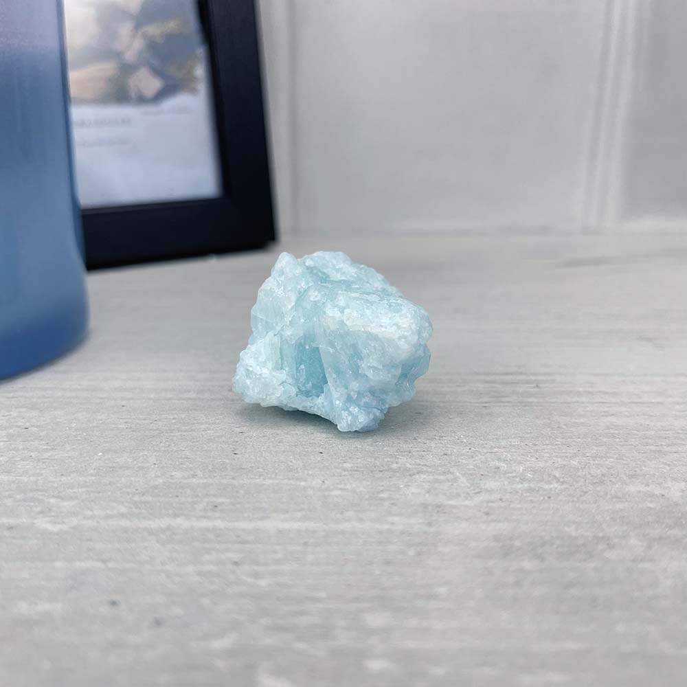 Small and Medium Natural Rough Blue Aragonite Stones