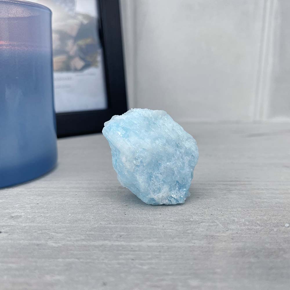 Medium and Large Natural Rough Blue Aragonite Stones