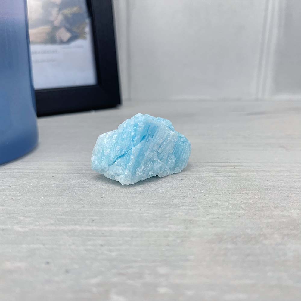 Medium and Large Natural Rough Blue Aragonite Stones