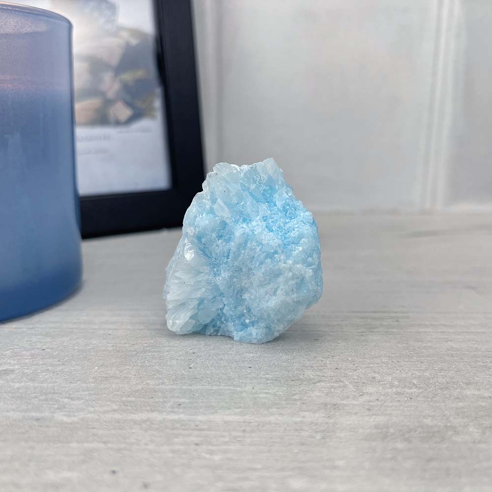 Medium and Large Natural Rough Blue Aragonite Stones