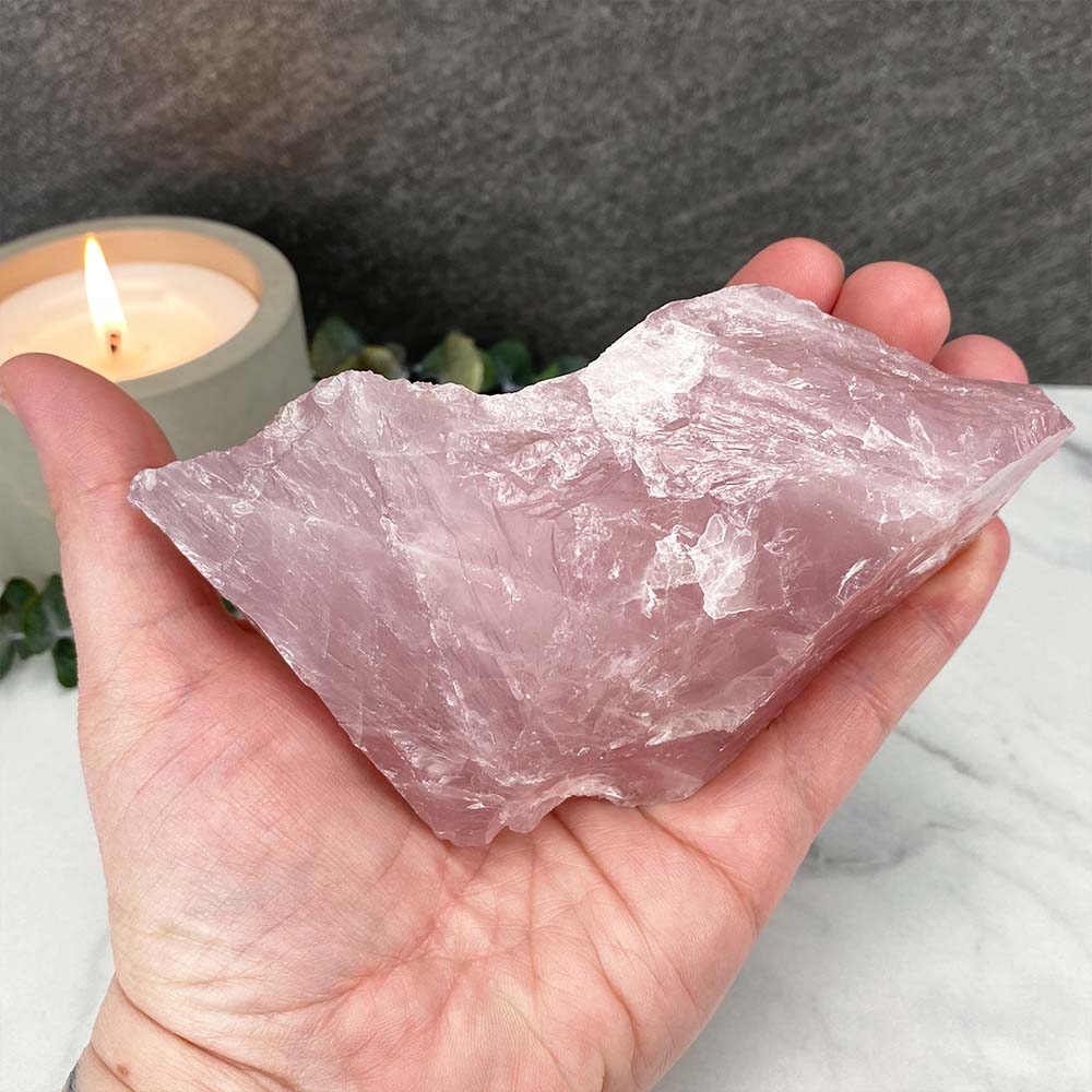 X-Large Rose Quartz Rough Stone