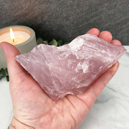 X-Large Rose Quartz Rough Stone