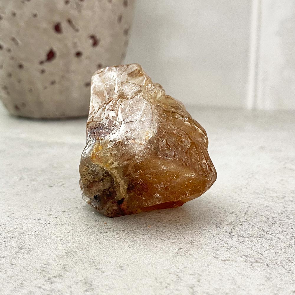 Rutile Quartz Hedgehog Carving