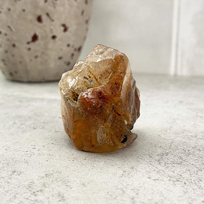 Rutile Quartz Hedgehog Carving