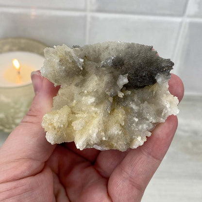 Scolecite Specimen Hedgehog Carving