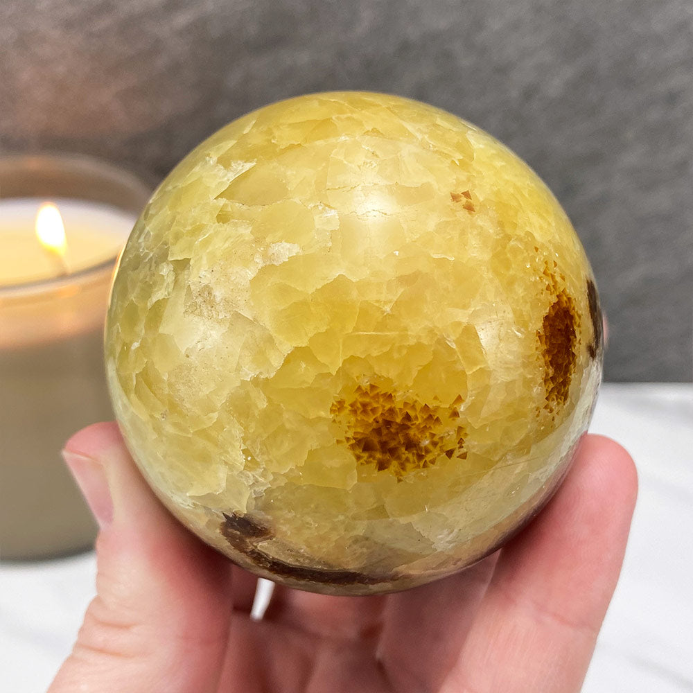 Polished Septarian Sphere