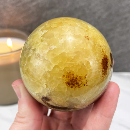 Polished Septarian Sphere