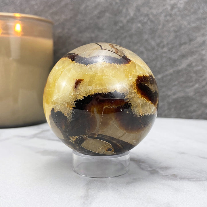 Polished Septarian Sphere