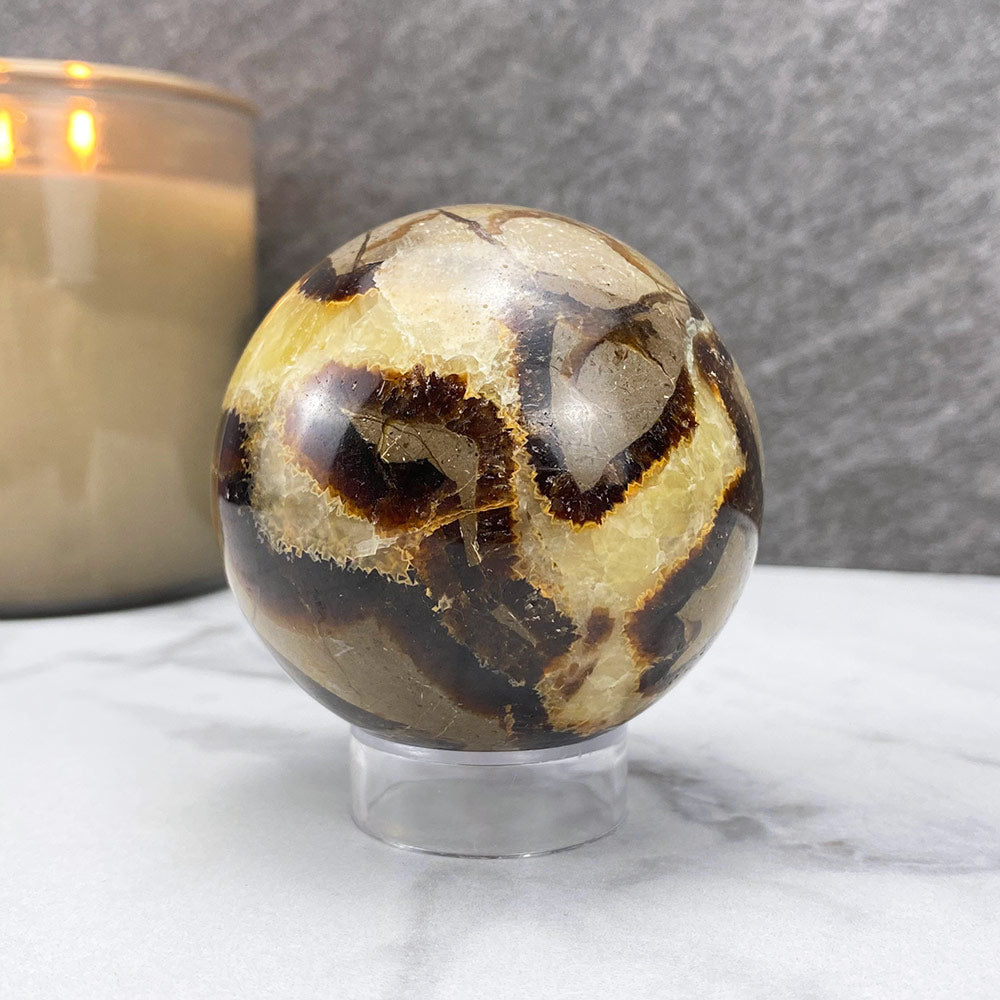 Polished Septarian Sphere