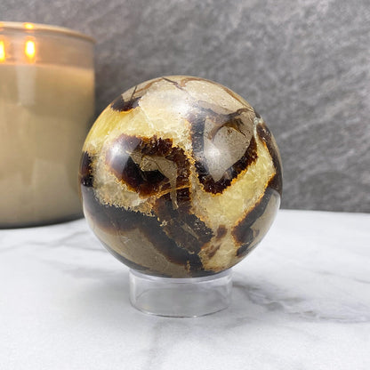 Polished Septarian Sphere