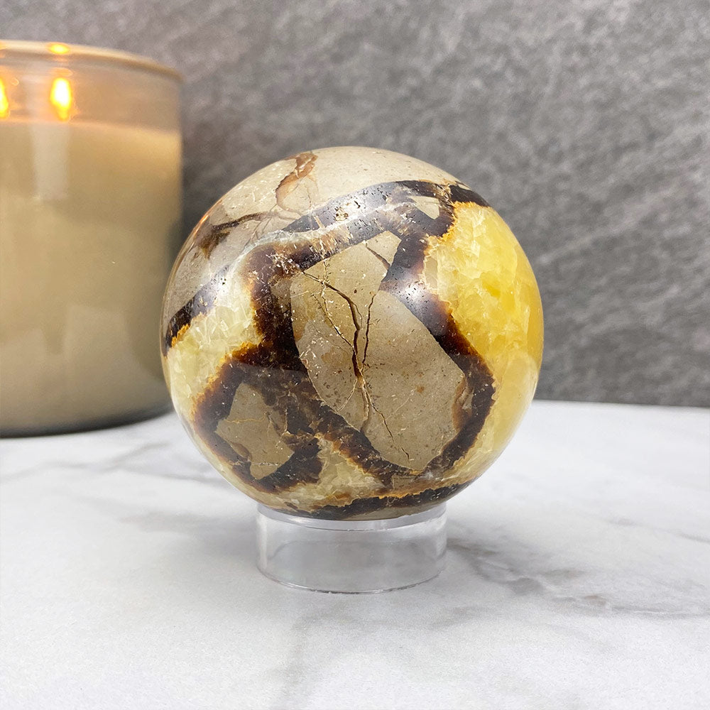 Polished Septarian Sphere