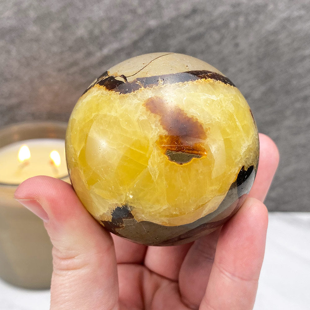 Polished Septarian Sphere