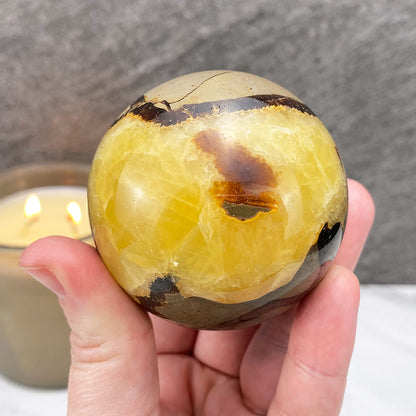 Polished Septarian Sphere