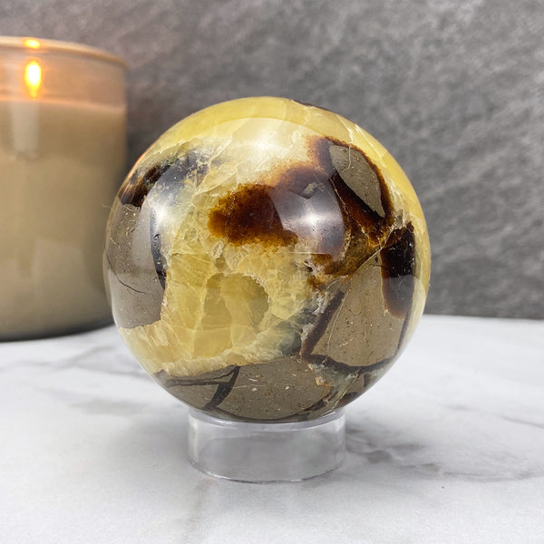 Polished Septarian Sphere