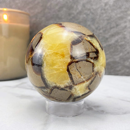 Polished Septarian Sphere