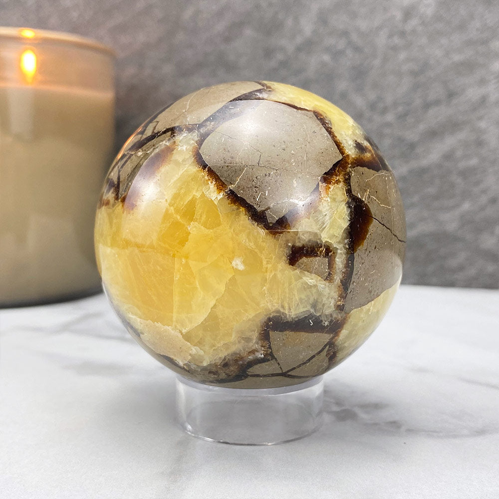 Polished Septarian Sphere