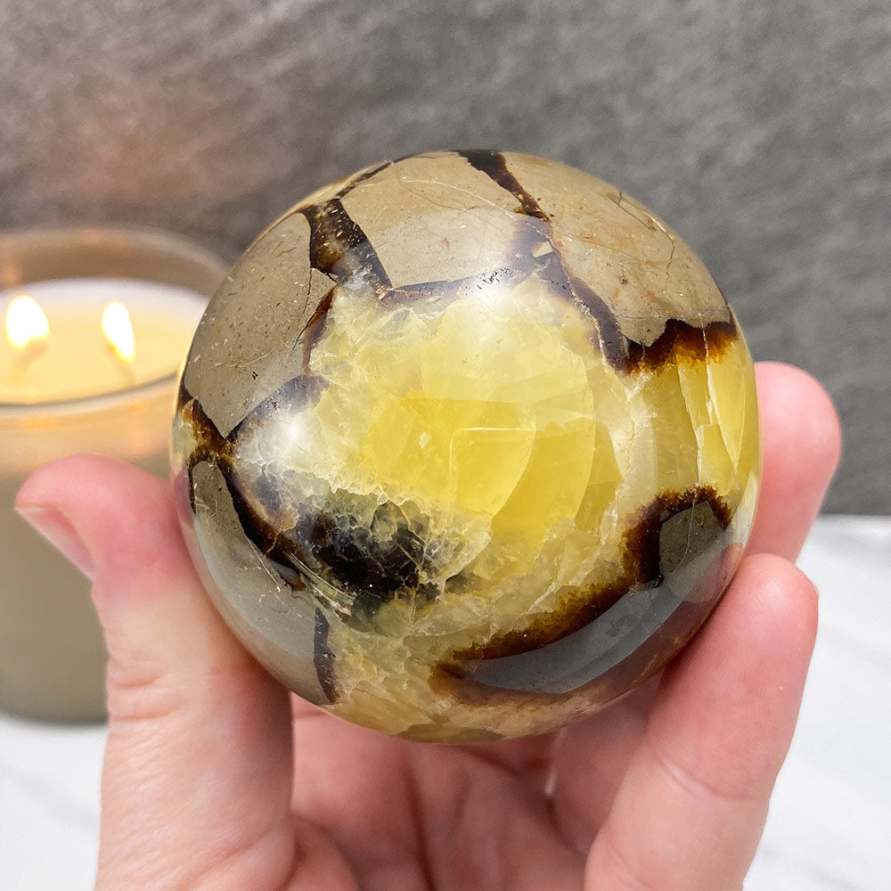 Polished Septarian Sphere