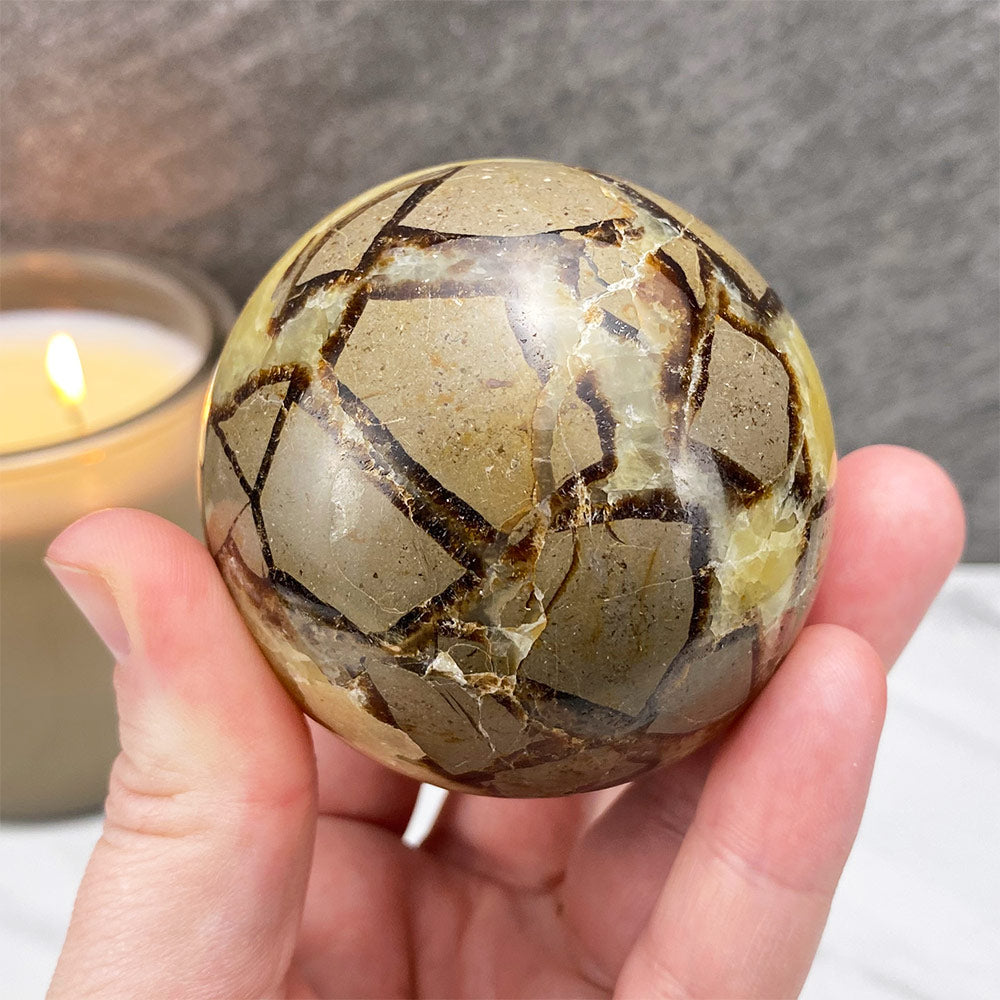 Polished Septarian Sphere