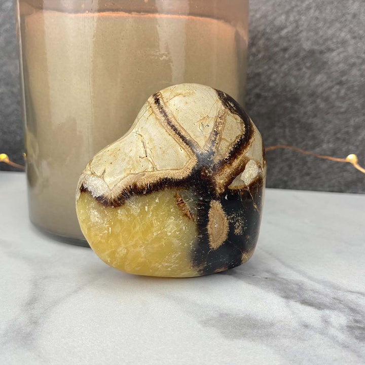 Polished Septarian Heart