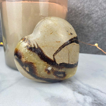 Polished Septarian Heart