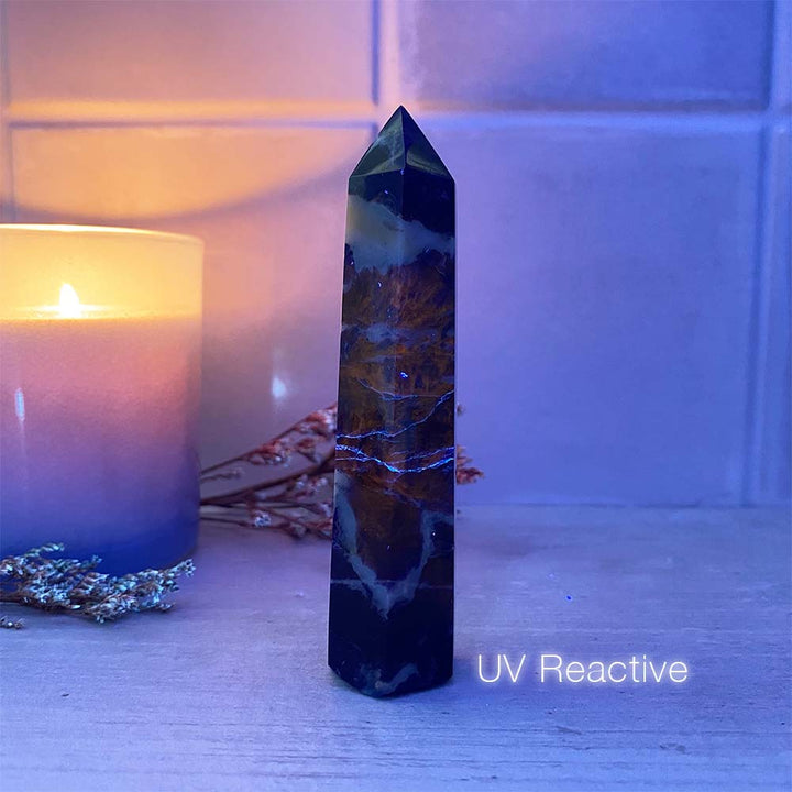 Polished Sodalite Tower