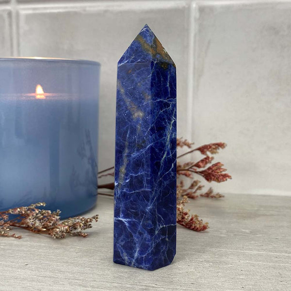 Polished Sodalite Tower