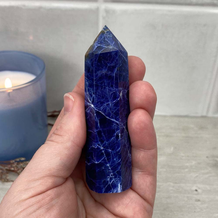 Polished Sodalite Tower