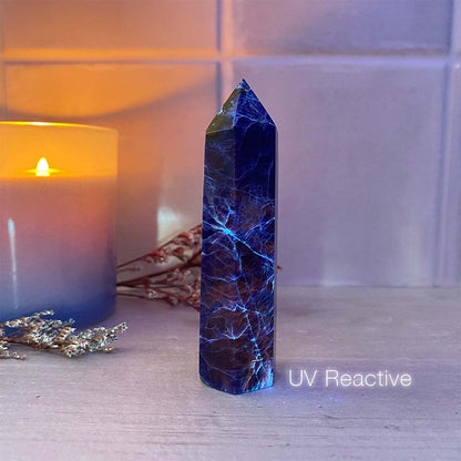 Polished Sodalite Tower