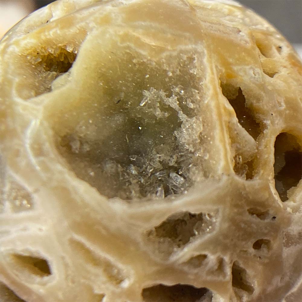 Polished Druzy Sphalerite Sphere