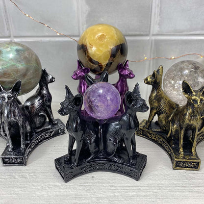 Sphynx Cat Egyptian Styled Sphere Holders