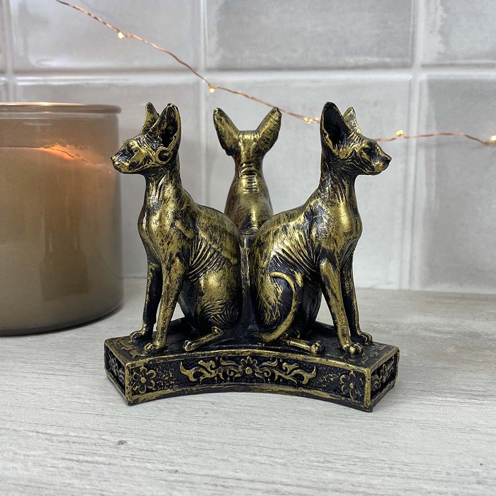 Sphynx Cat Egyptian Styled Sphere Holders