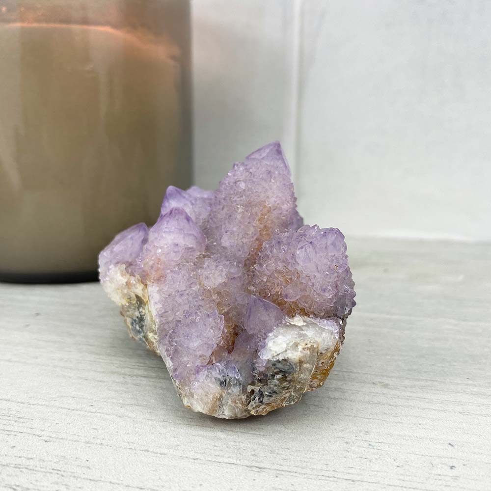 Spirit Amethyst Crystal Cluster Specimen