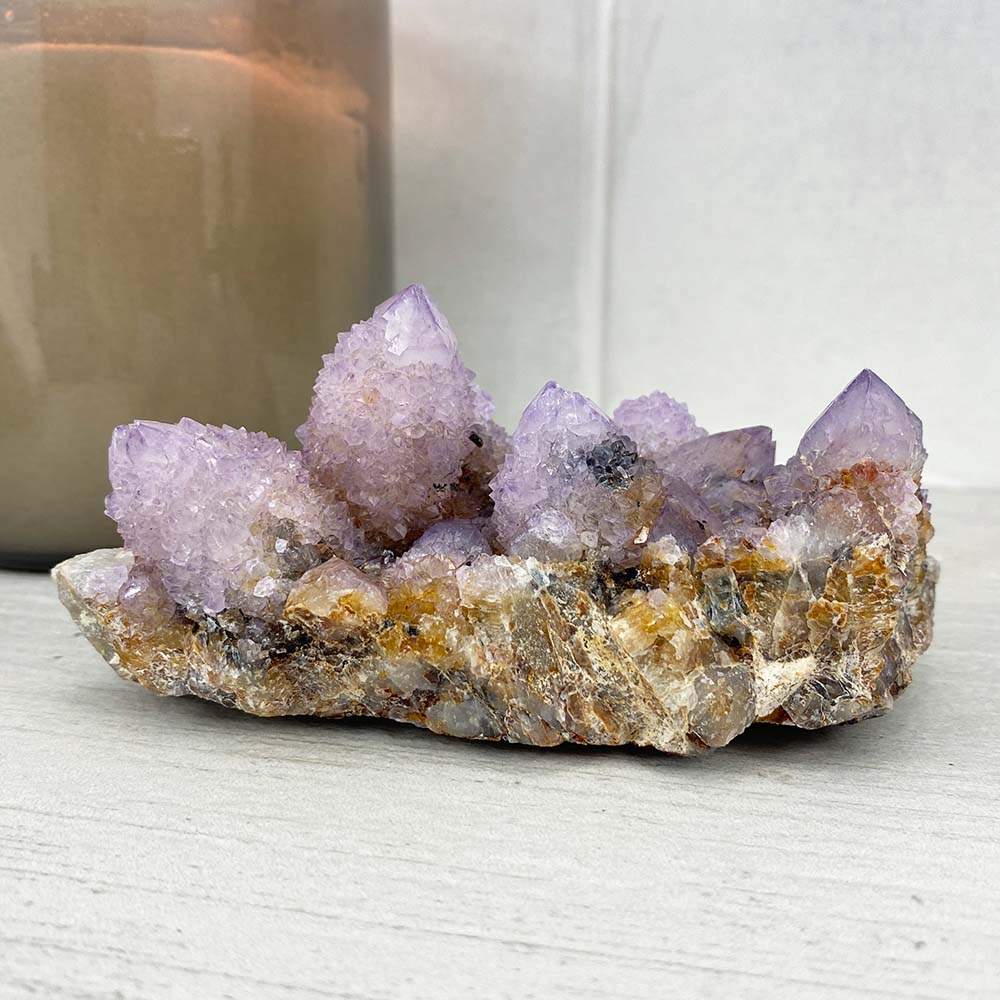 Spirit Amethyst Crystal Cluster Specimen