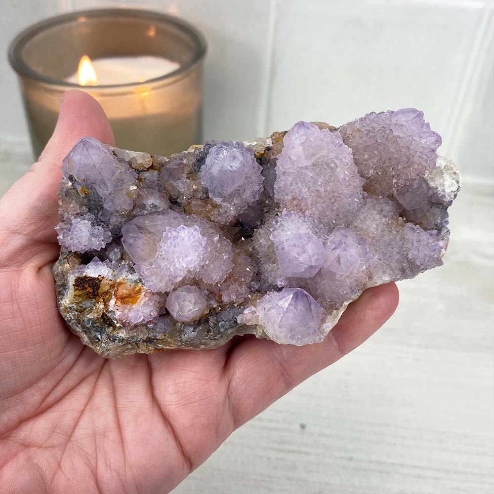 Spirit Amethyst Crystal Cluster Specimen