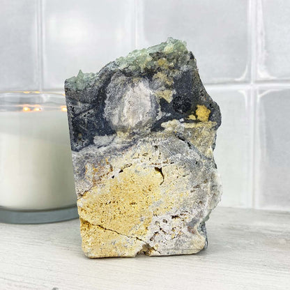 Natural Green Sugar Fluorite Specimen