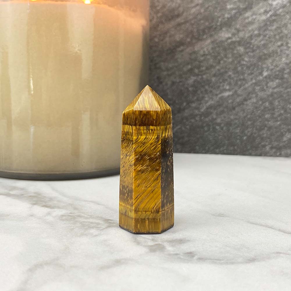 Polished Mini Tiger Eye Towers