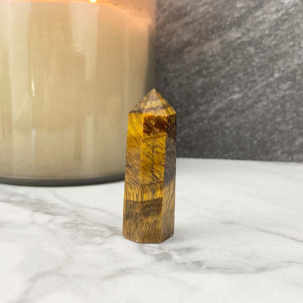 Polished Mini Tiger Eye Towers