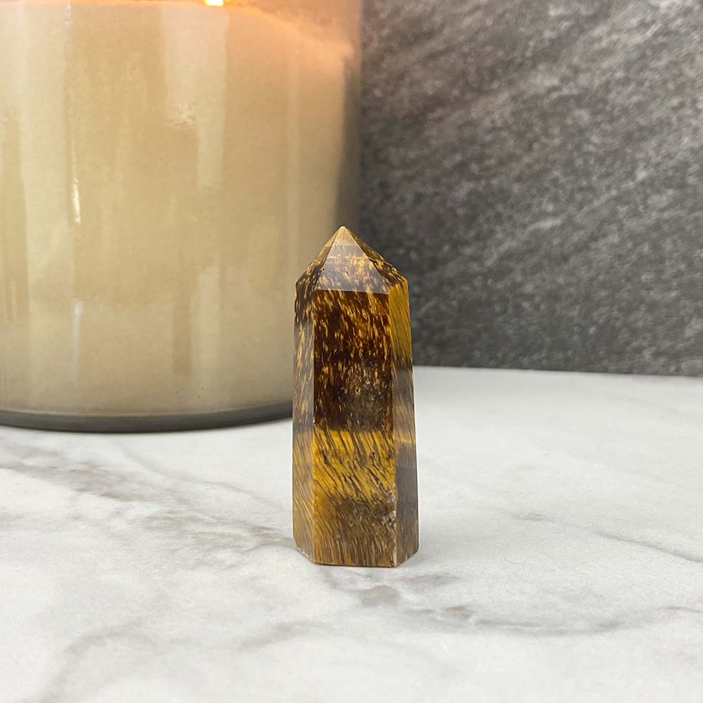 Polished Mini Tiger Eye Towers