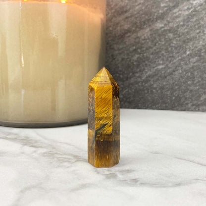 Polished Mini Tiger Eye Towers