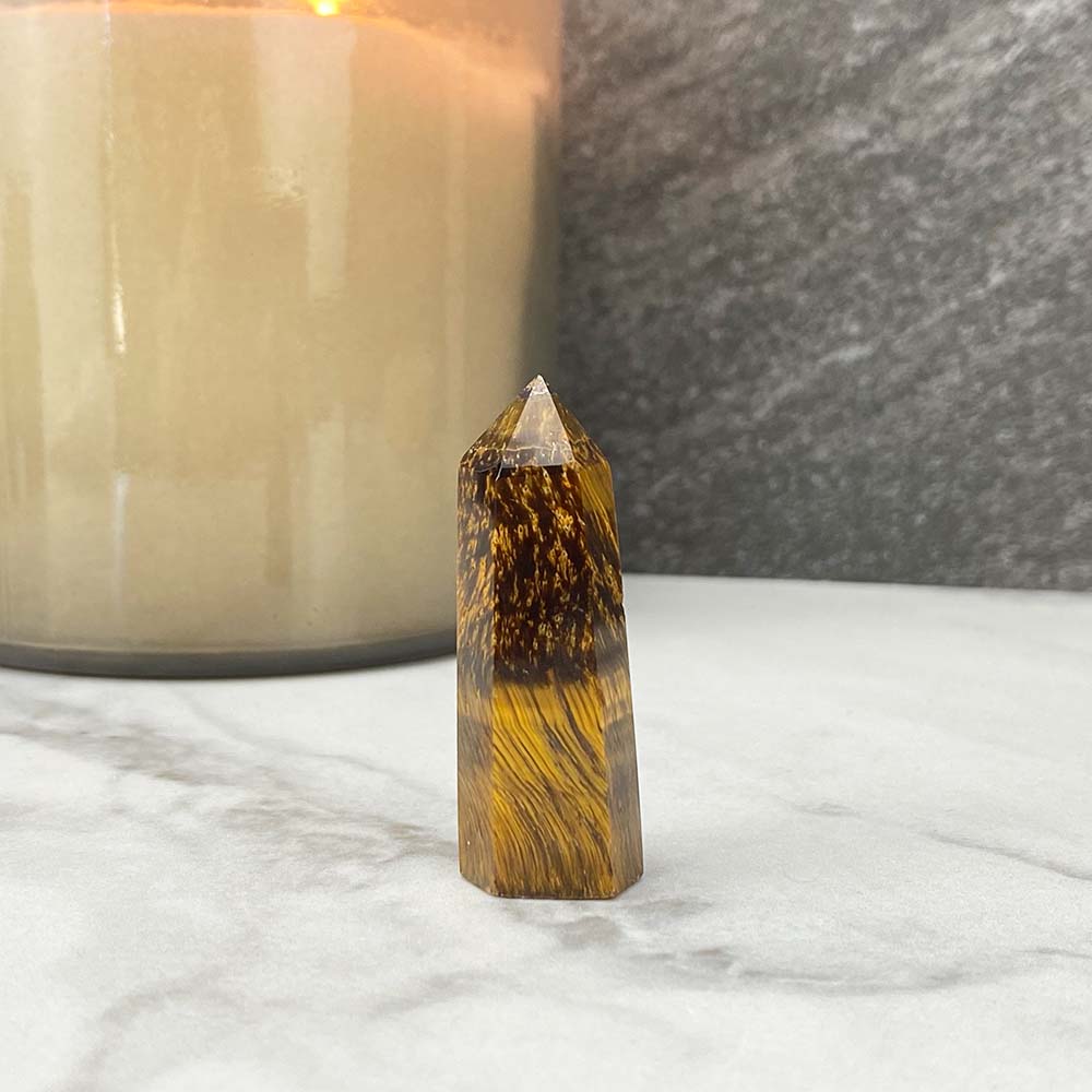 Polished Mini Tiger Eye Towers